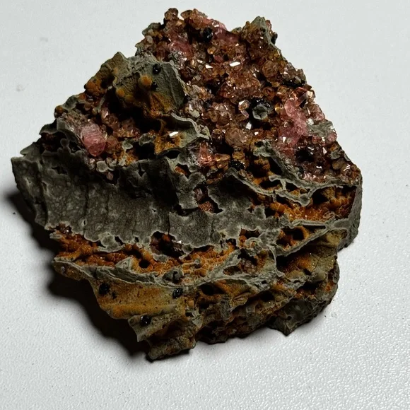 RARE Collector Rhodochrosite Matrix Potosi Mine Santa Eulalia Chihuahua 🇲🇽